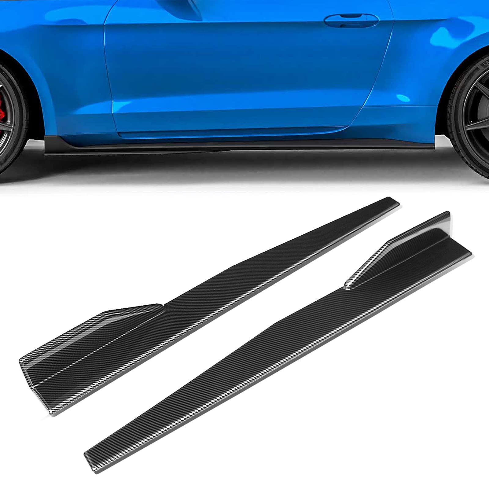 What is the function of the side skirt of the car and can it be replaced?